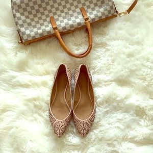 Coach Studded Leather Flats